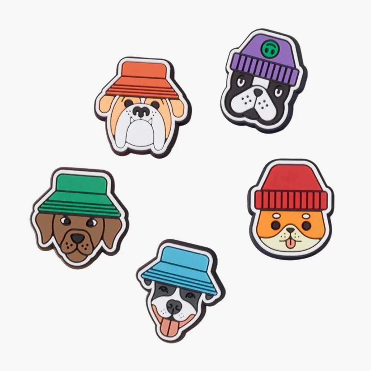 CROCS Privezak Dogs in Hats 5 Pack 