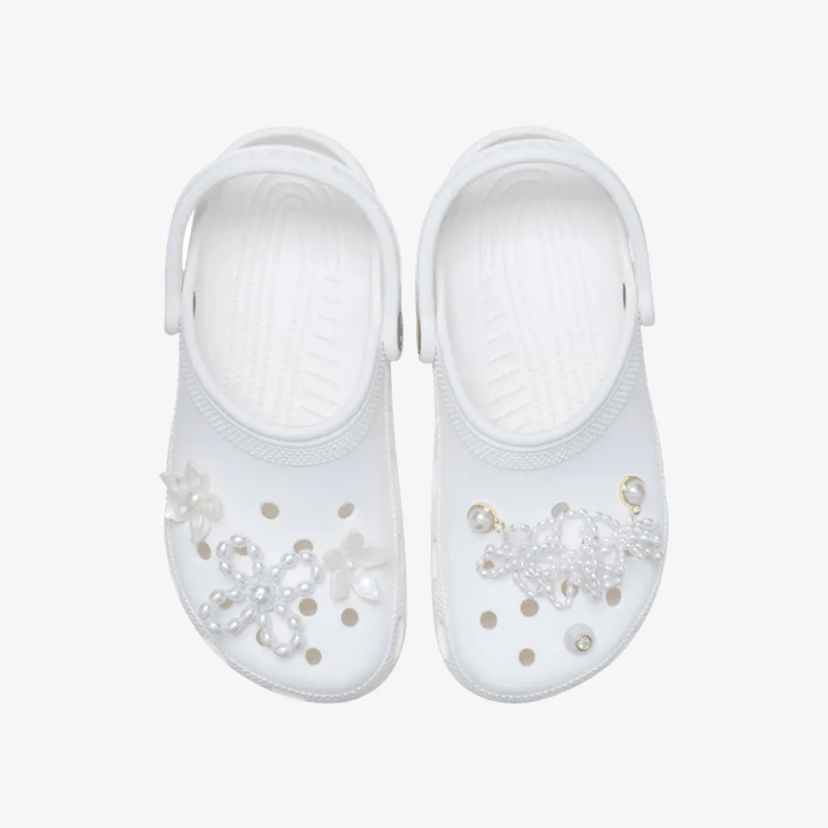 CROCS Privezak White Pearl Beaded 5 Pack 