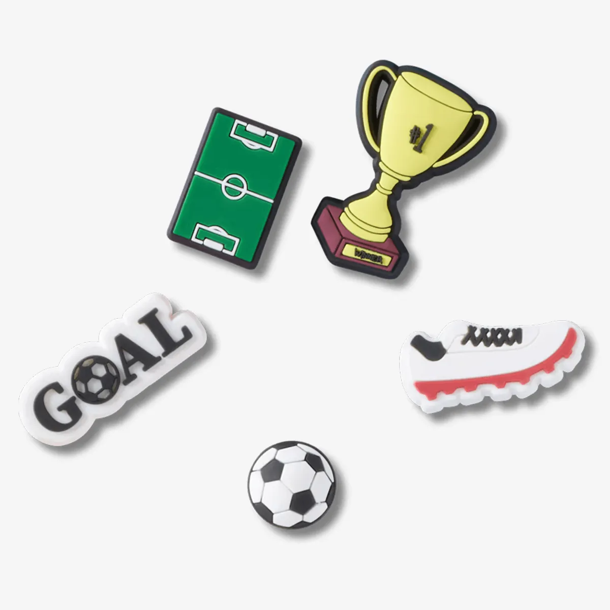 CROCS Privezak Soccer Star 5 Pack 