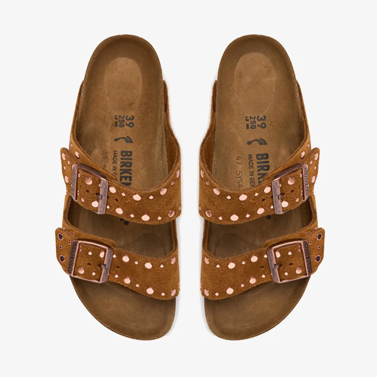 BIRKENSTOCK Papuče Arizona Rivet LEVE Mink 