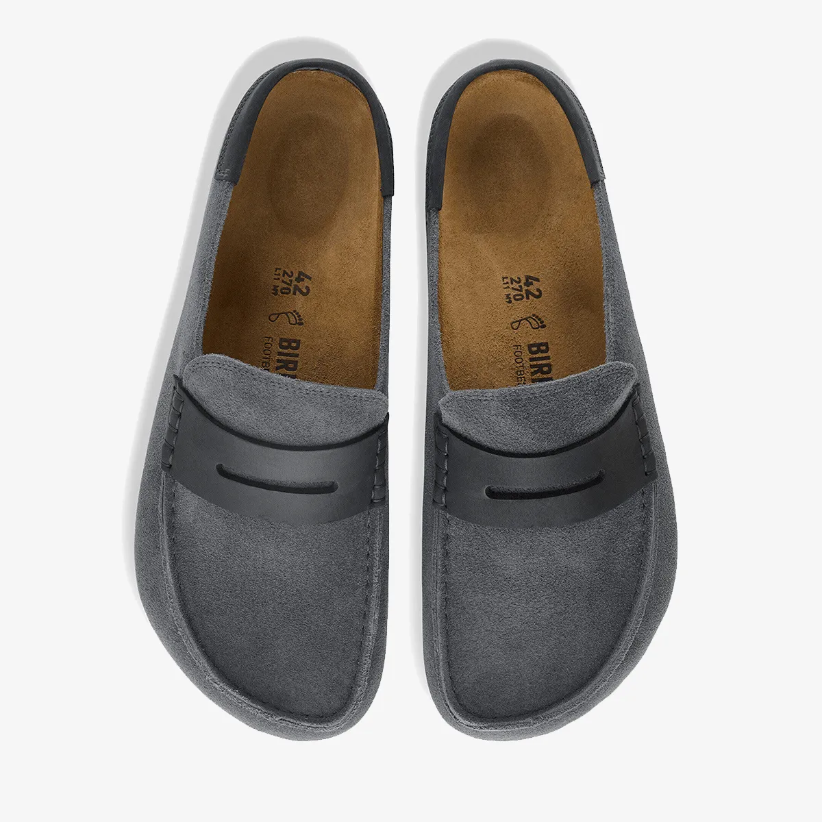 BIRKENSTOCK Papuče Naples Wrapped LEVE/LEOI Charcoal 