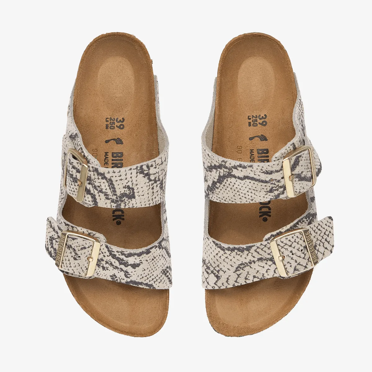 BIRKENSTOCK Papuče Arizona Print LEVE Snake Oyster 