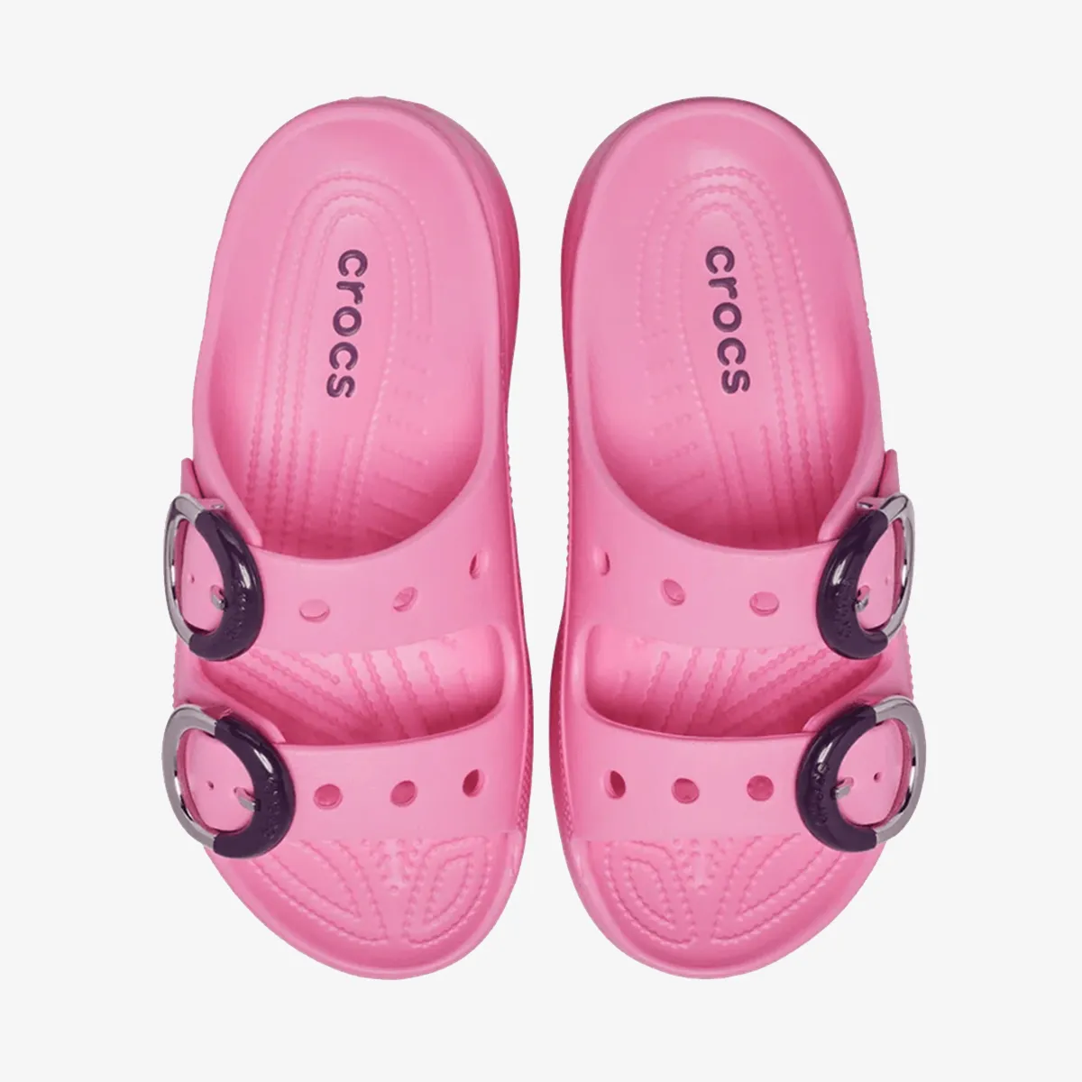 CROCS Papuče Sat Platform Dipped Buckle Sndl