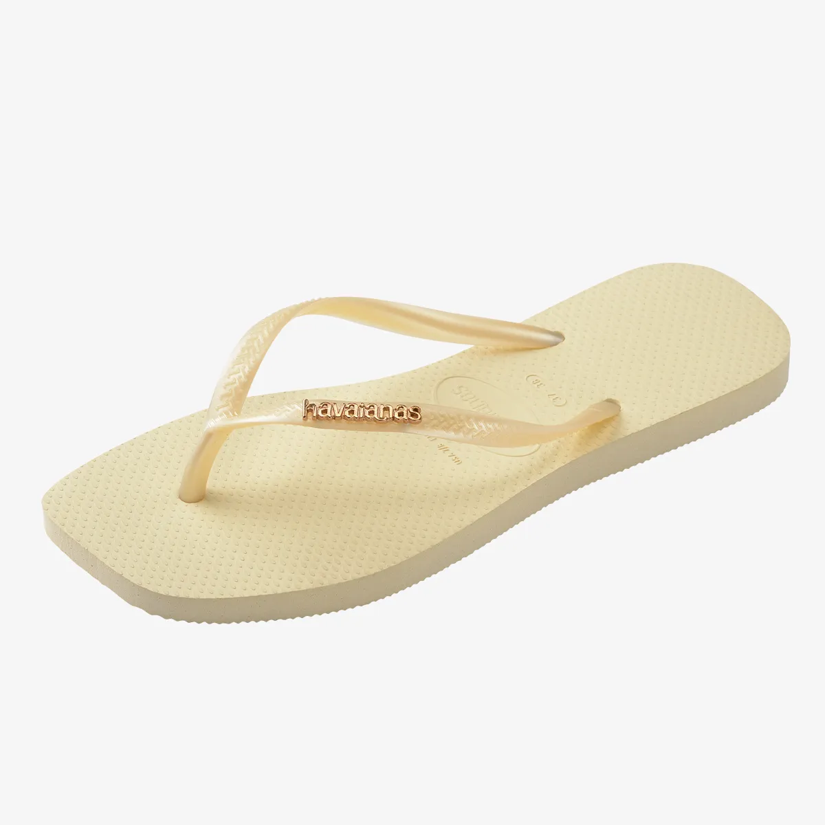 HAVAIANAS Japanke SLIM SQUARE LOGO METALLIC
