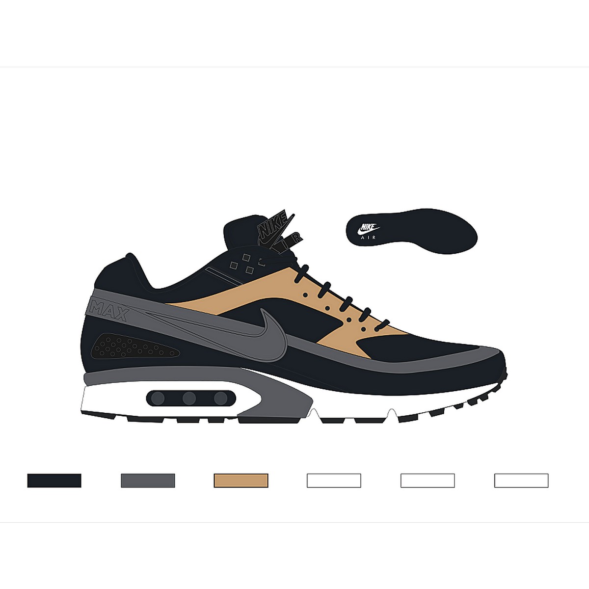 NIKE Patike NIKE AIR MAX BW PREMIUM 819523 001 Tike.rs