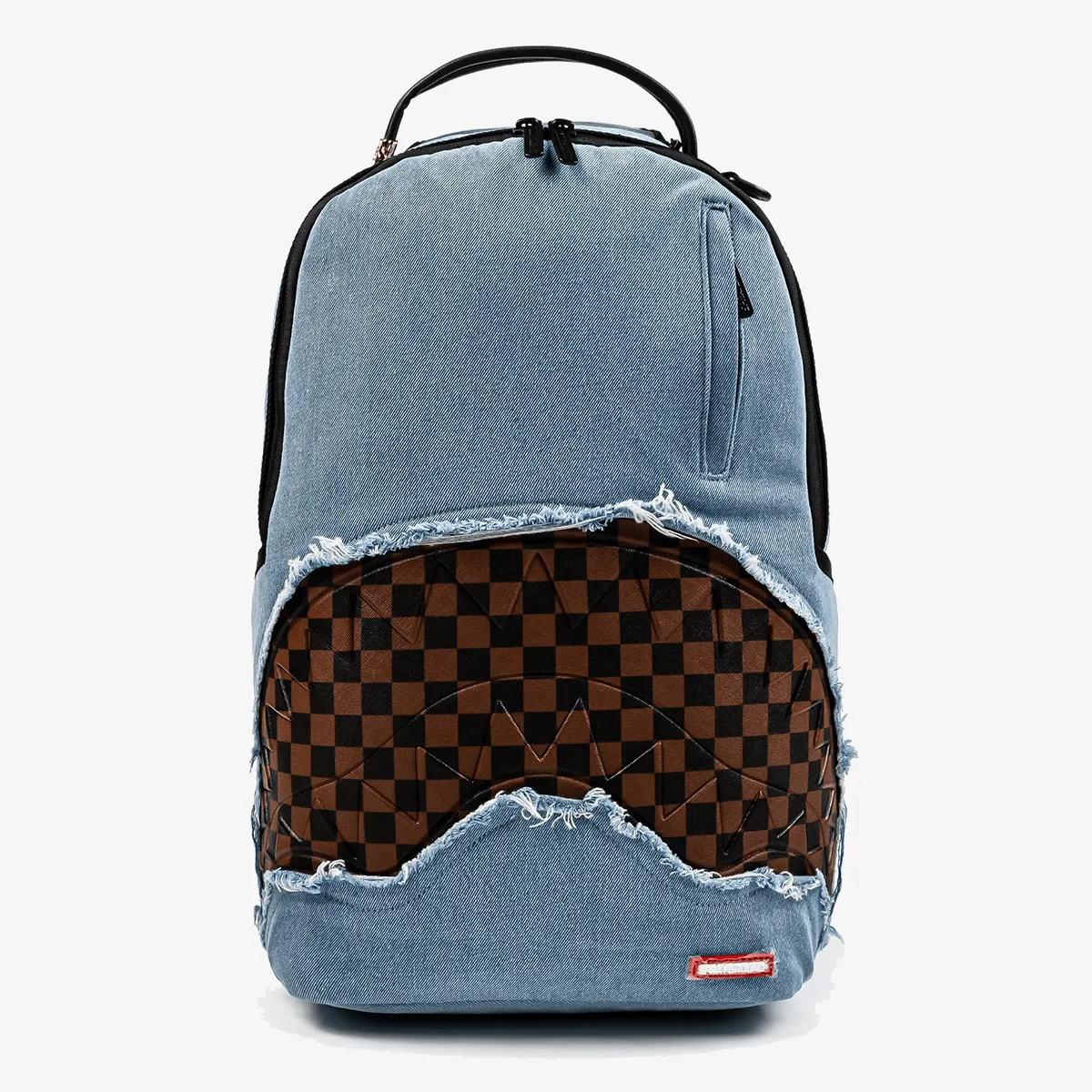 SPRAYGROUND Ranac DENIM SHARK BITE DLXSV BACKPACK 