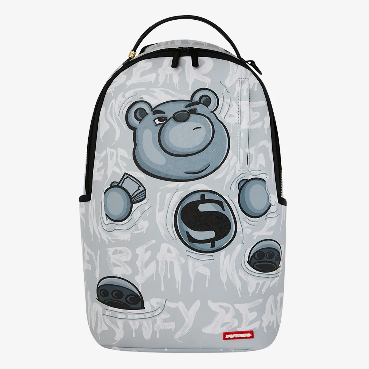 SPRAYGROUND Ranac MONEY BEAR GRAFFITI FLOAT BACKPACK 