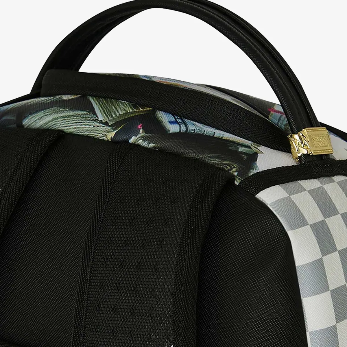 SPRAYGROUND Ranac Cream Check Full Of Cash