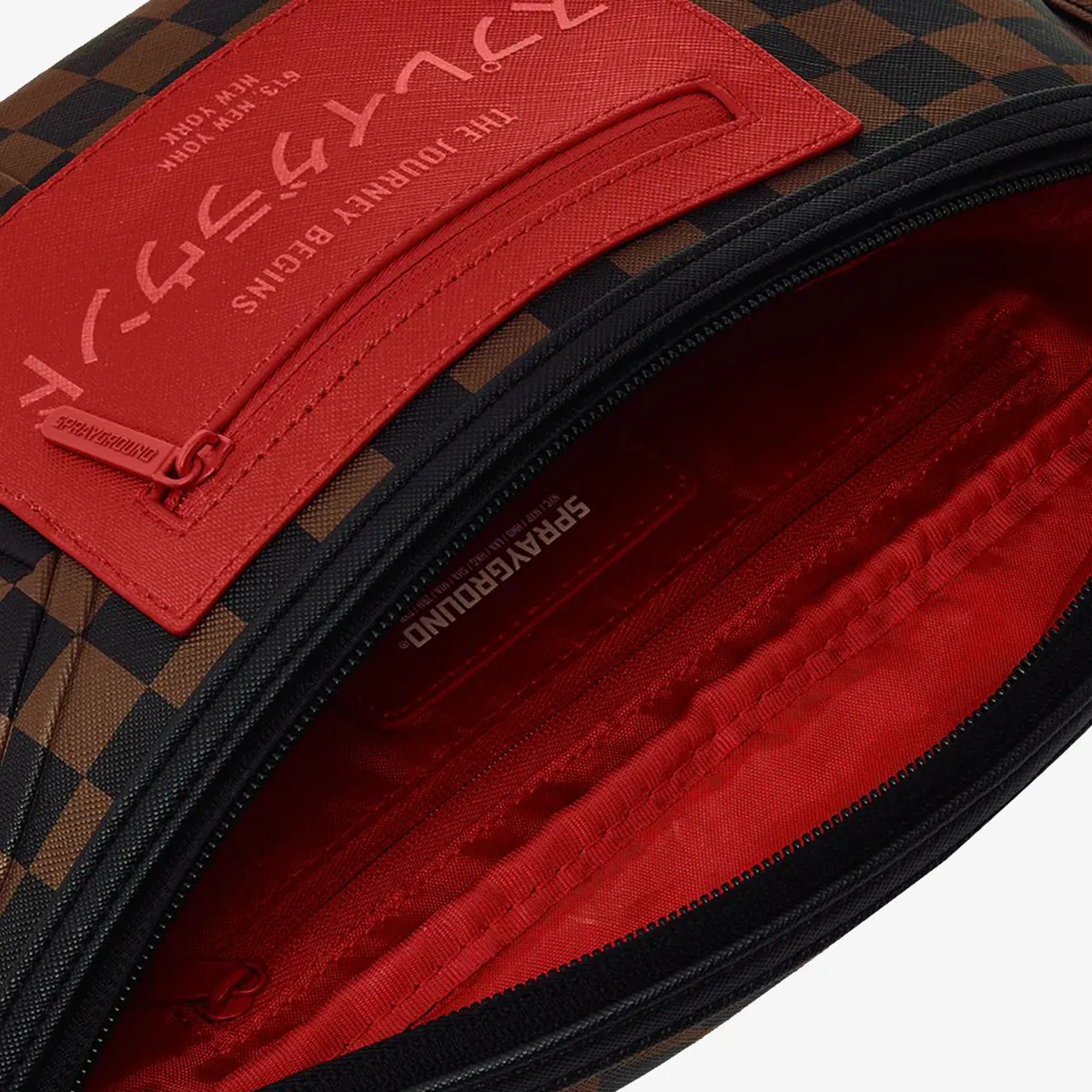 SPRAYGROUND Ranac RED REDEMPTION SAVVY CROSSBODY 