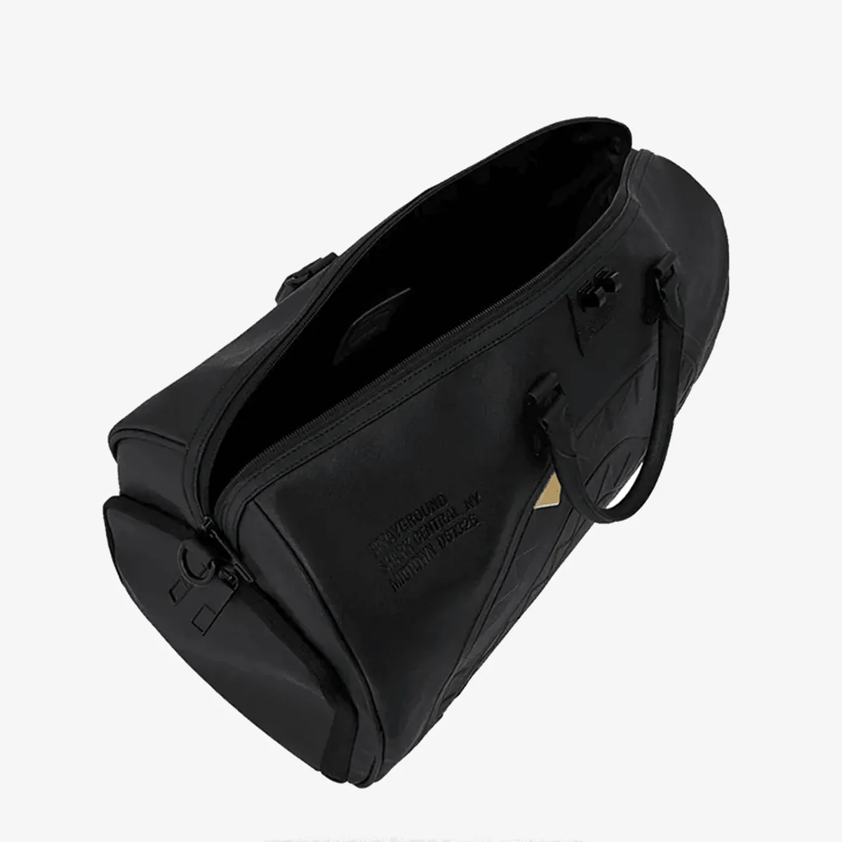 SPRAYGROUND Torba BLACKED OUT EMBOSSED GOLD TOOTH DUFFLE 