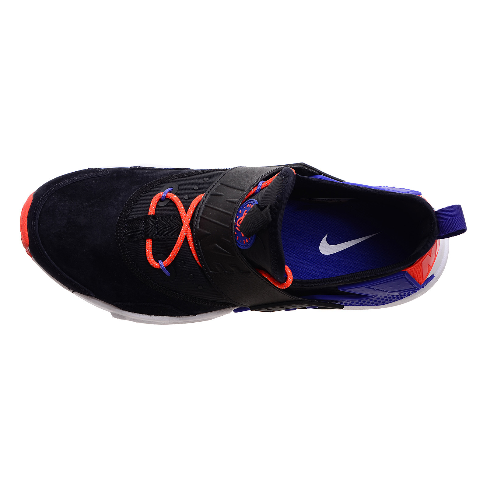 Nike Air Huarache Drift Prm Suede Black Blue Orange AH7335-002 - Sepsport