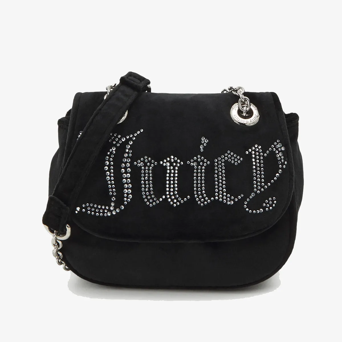 JUICY COUTURE Torba Kimberly Crossbody w/ Fla Polyester Blac 