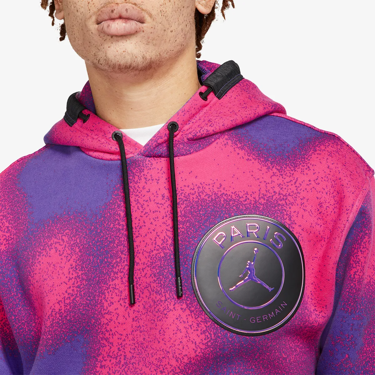 NIKE Jakna Paris Saint-Germain Printed Fleece Pullover Hoodie 