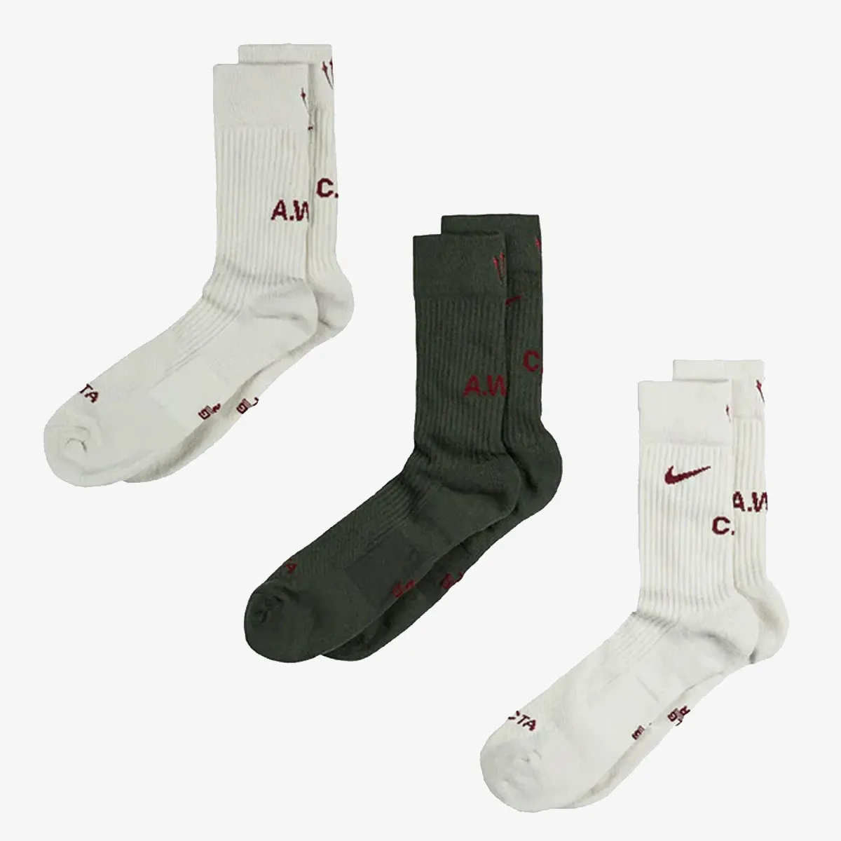 NIKE Čarape U SNKR SOX CREW 3PR - 160 NOCTA 