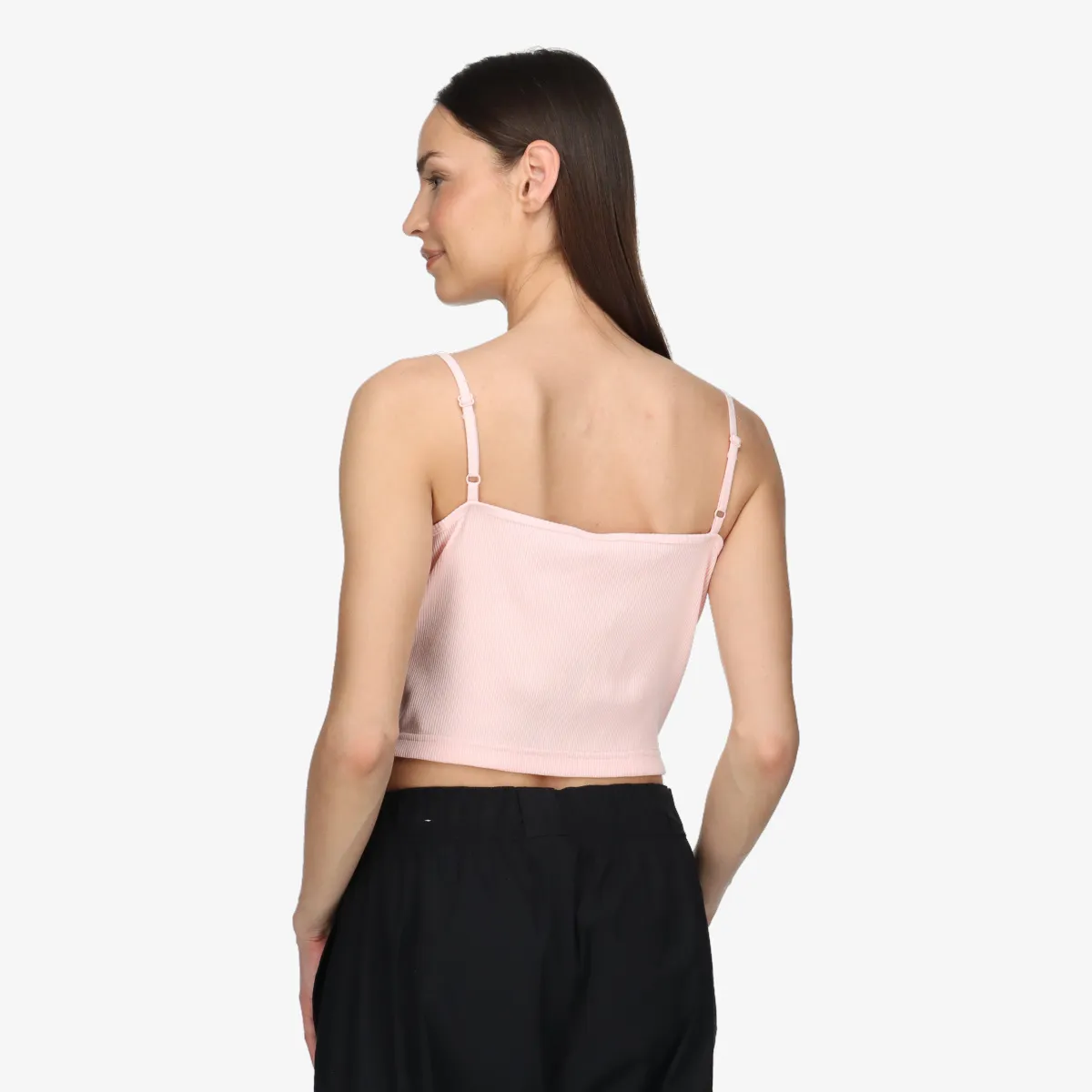 NIKE MAJICA BEZ RUKAVA W NSW ESSNTL RIB CROP TOP 