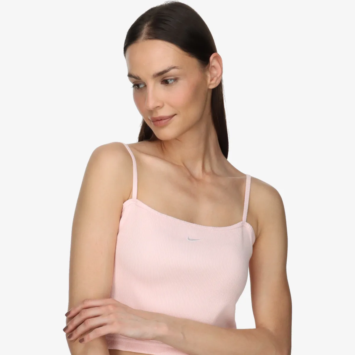 NIKE MAJICA BEZ RUKAVA W NSW ESSNTL RIB CROP TOP 