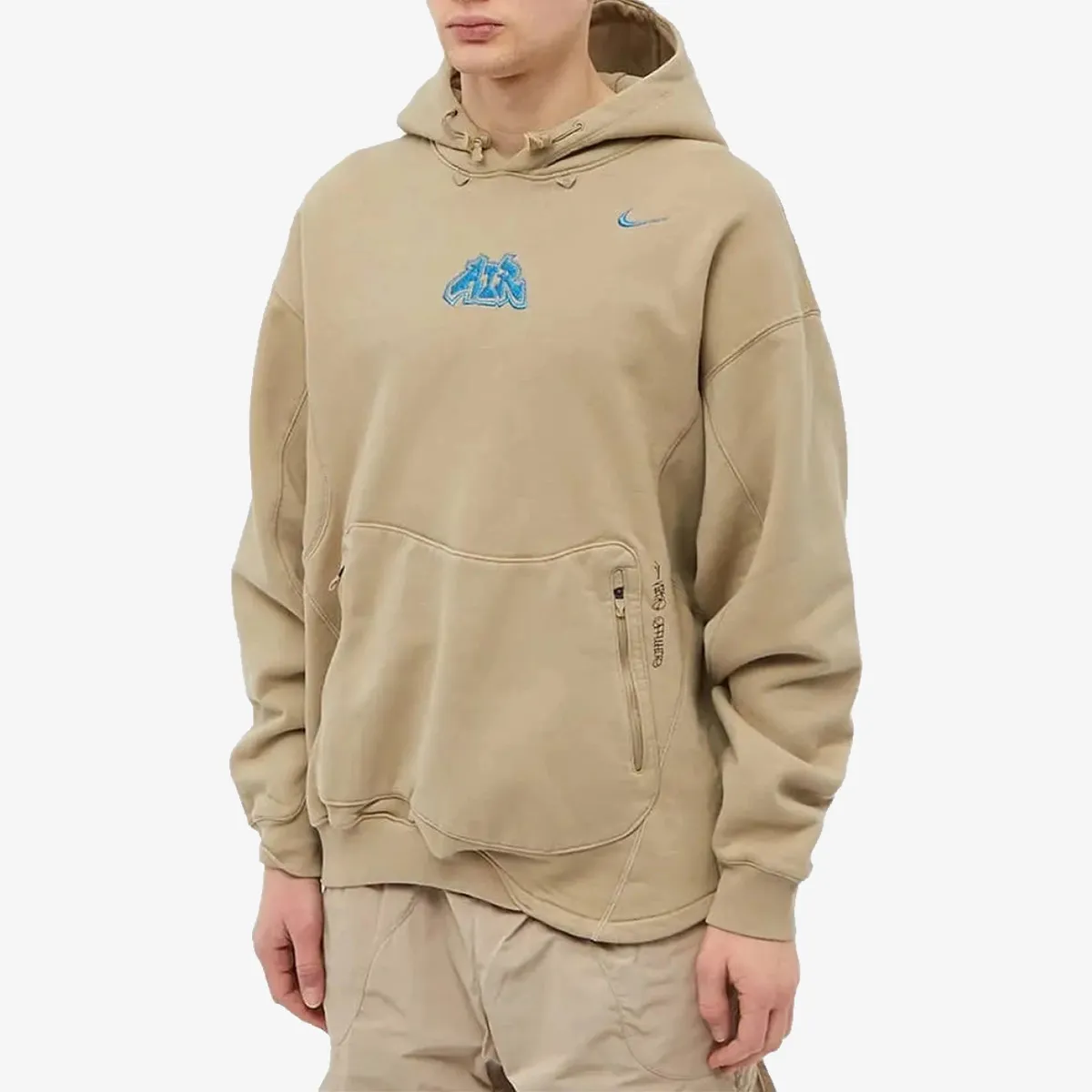 NIKE Dukserica OFF WHITE M NRG CL FLC HOODIE 