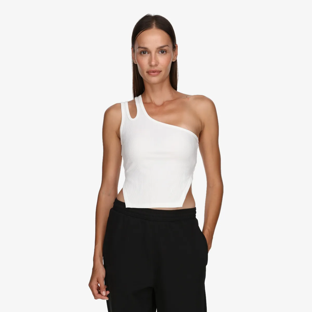 NIKE MAJICA BEZ RUKAVA W J ASYM RIB TANK 