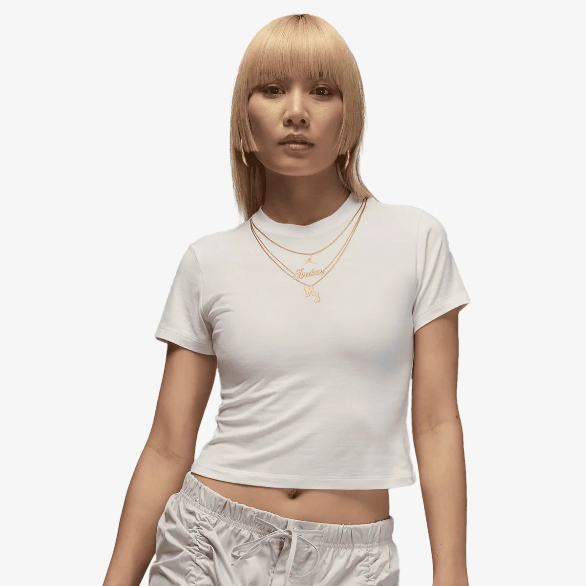 NIKE Majica W J FLT SS TMID GFX TEE CHN 
