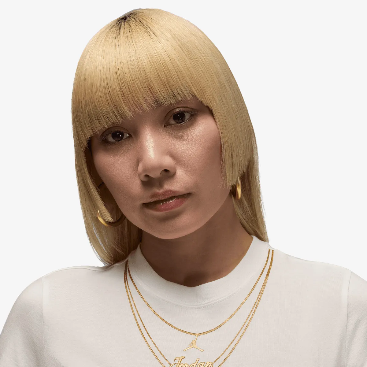 NIKE Majica W J FLT SS TMID GFX TEE CHN 