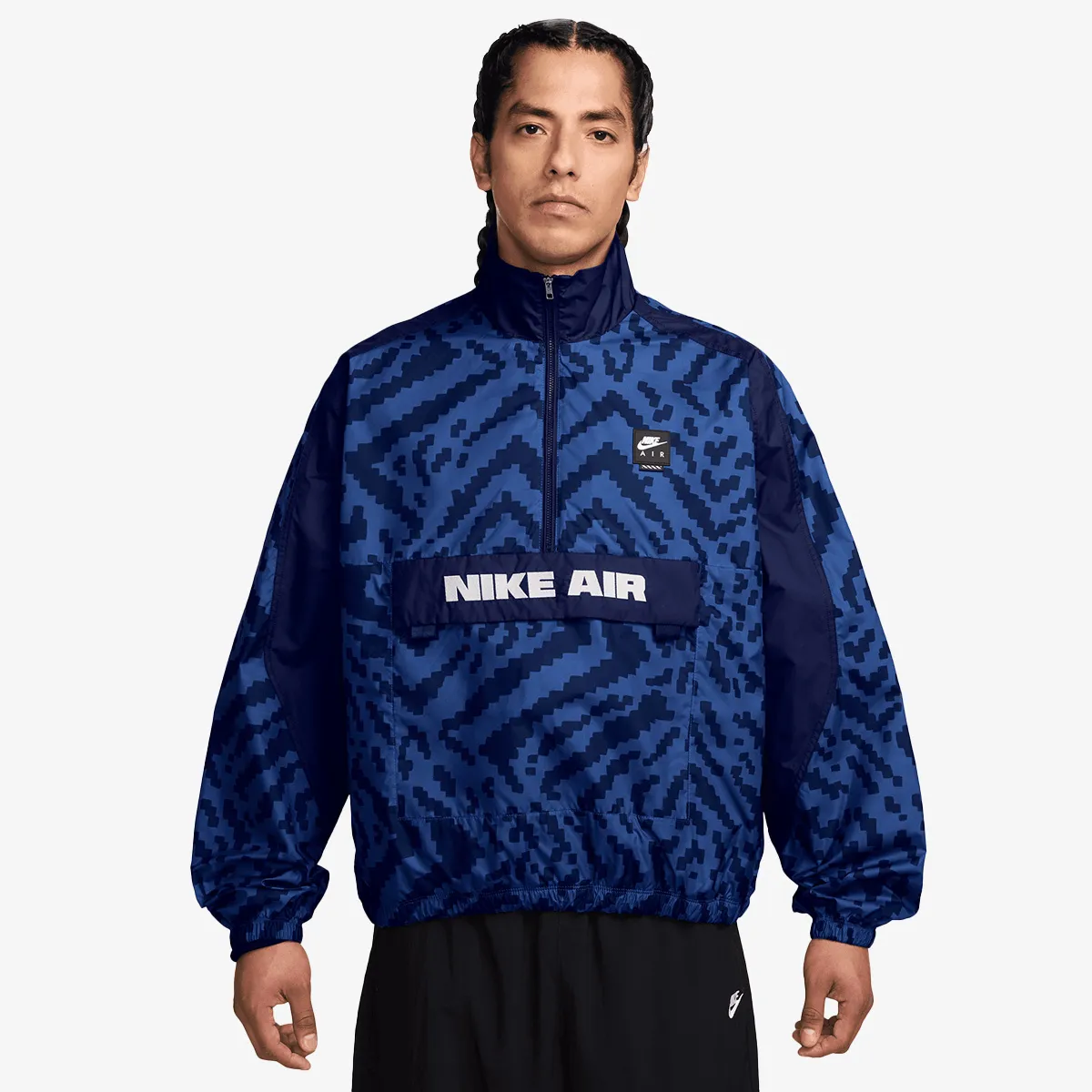 NIKE Dukserica M NK AIR 1/2 ZIP JACKET AOP 