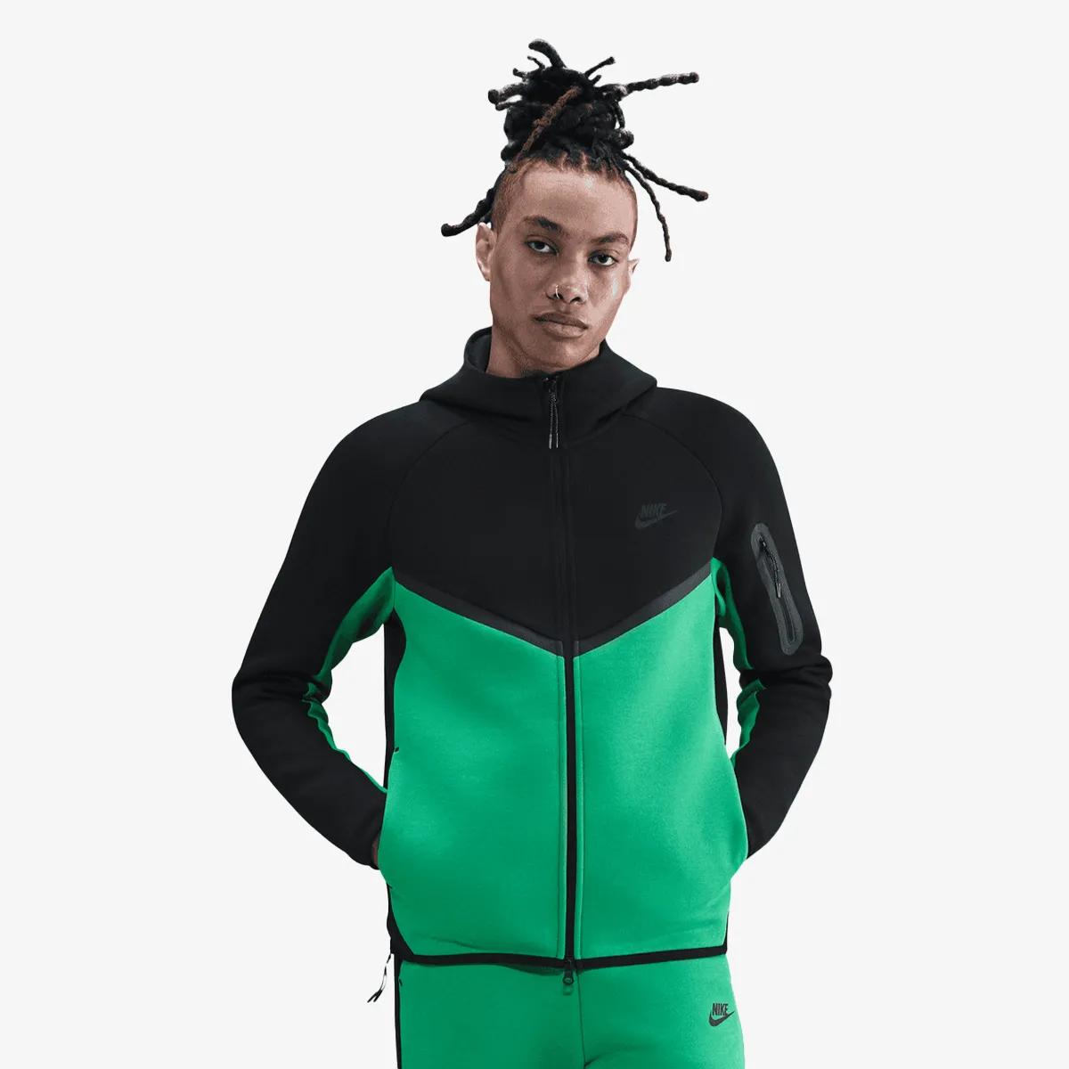 NIKE Dukserica M NK TCH FLC FZ WR HOODIE 
