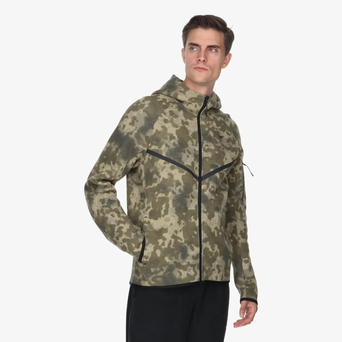 NIKE Dukserica M NK TECH FLC WR FZ JKT CAMO 