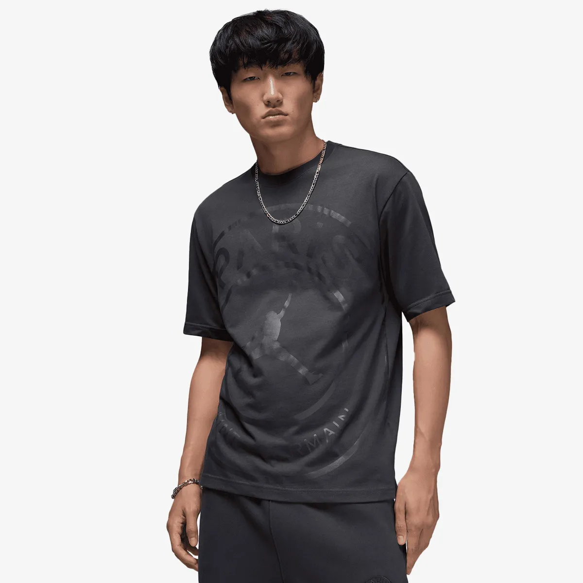 NIKE Majica M J PSG SS LOGO TEE 
