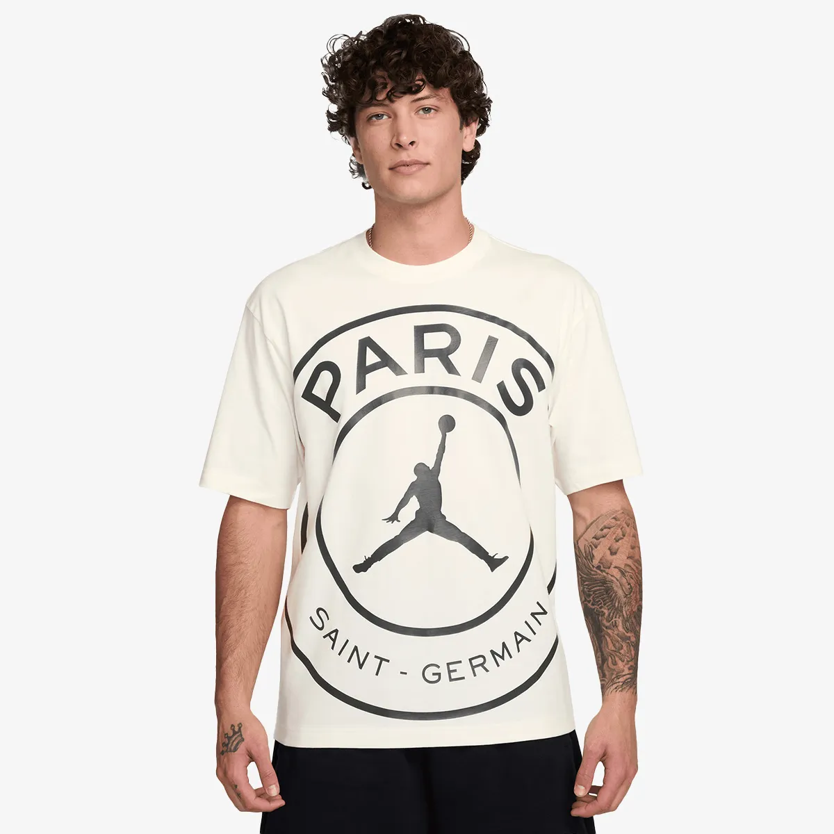 NIKE Majica M J PSG SS LOGO TEE 