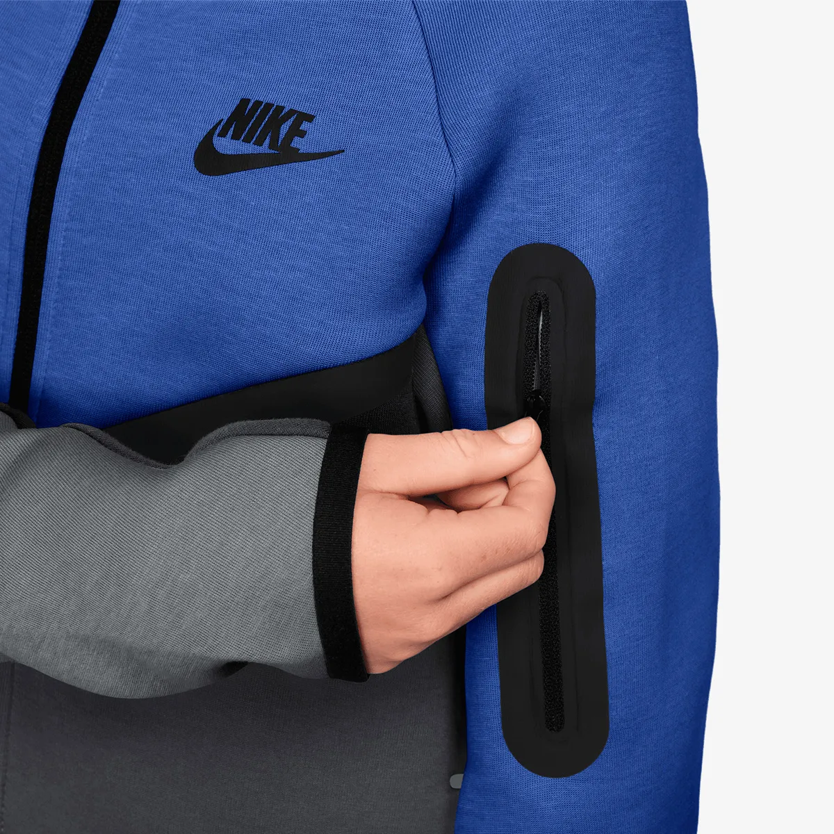NIKE Dukserica B NSW TCH FLC FZ - PD