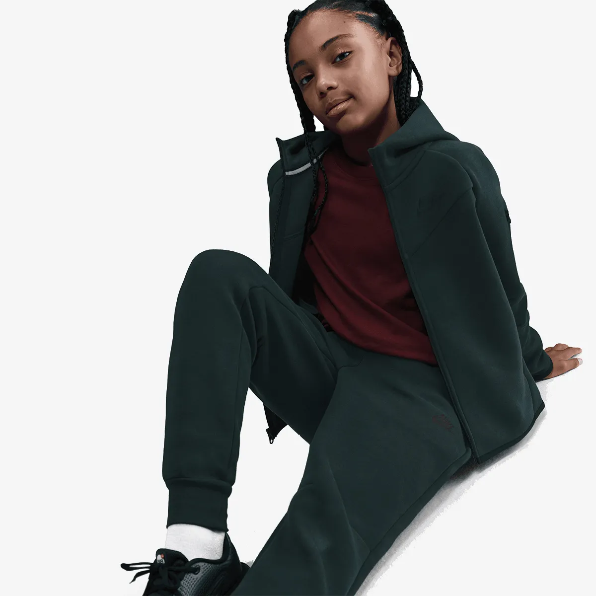 NIKE Donji deo trenerke G NSW TCH FLC JGGR - PD 