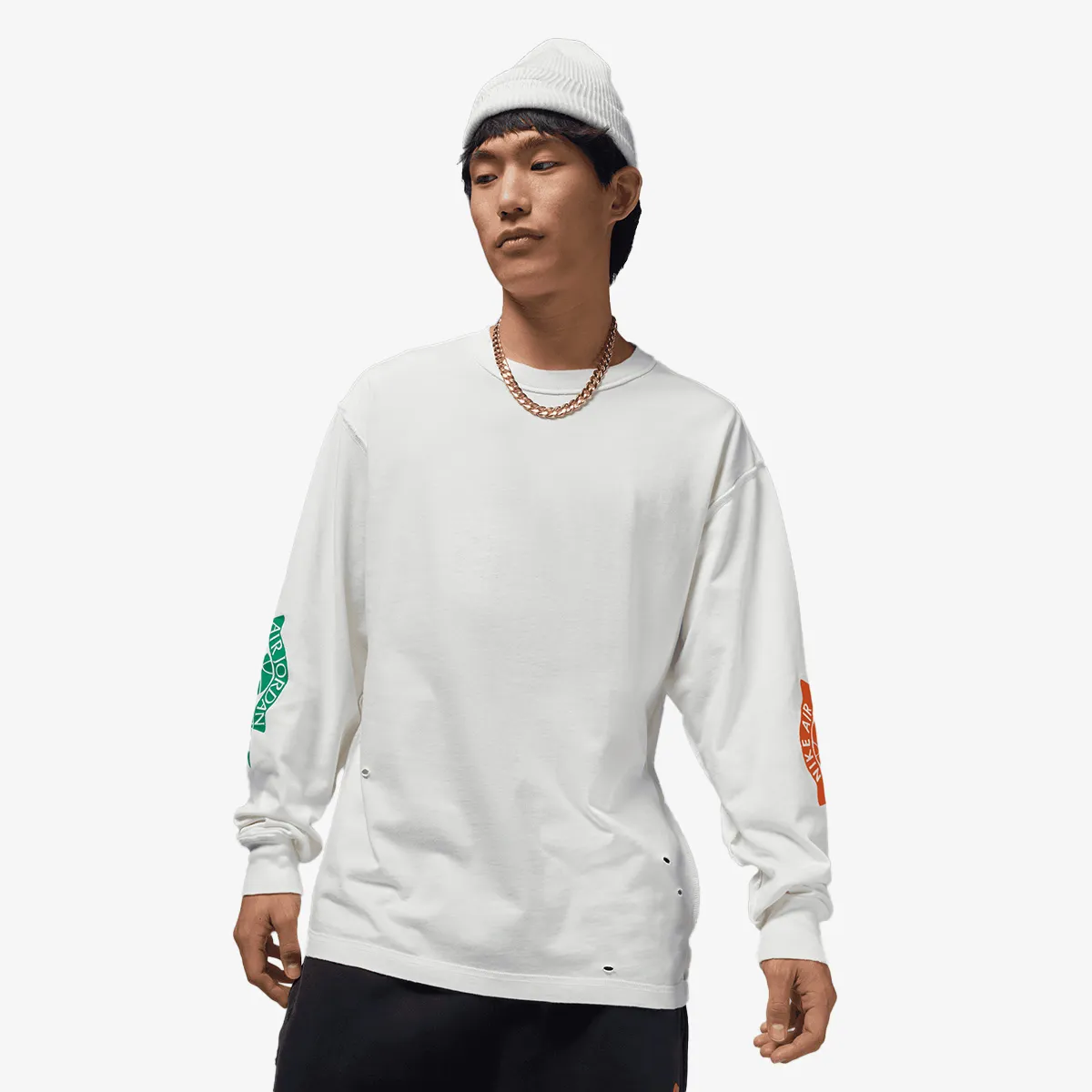 NIKE Majica dugih rukava M J RARE AIR WSH 85 LS CREW 