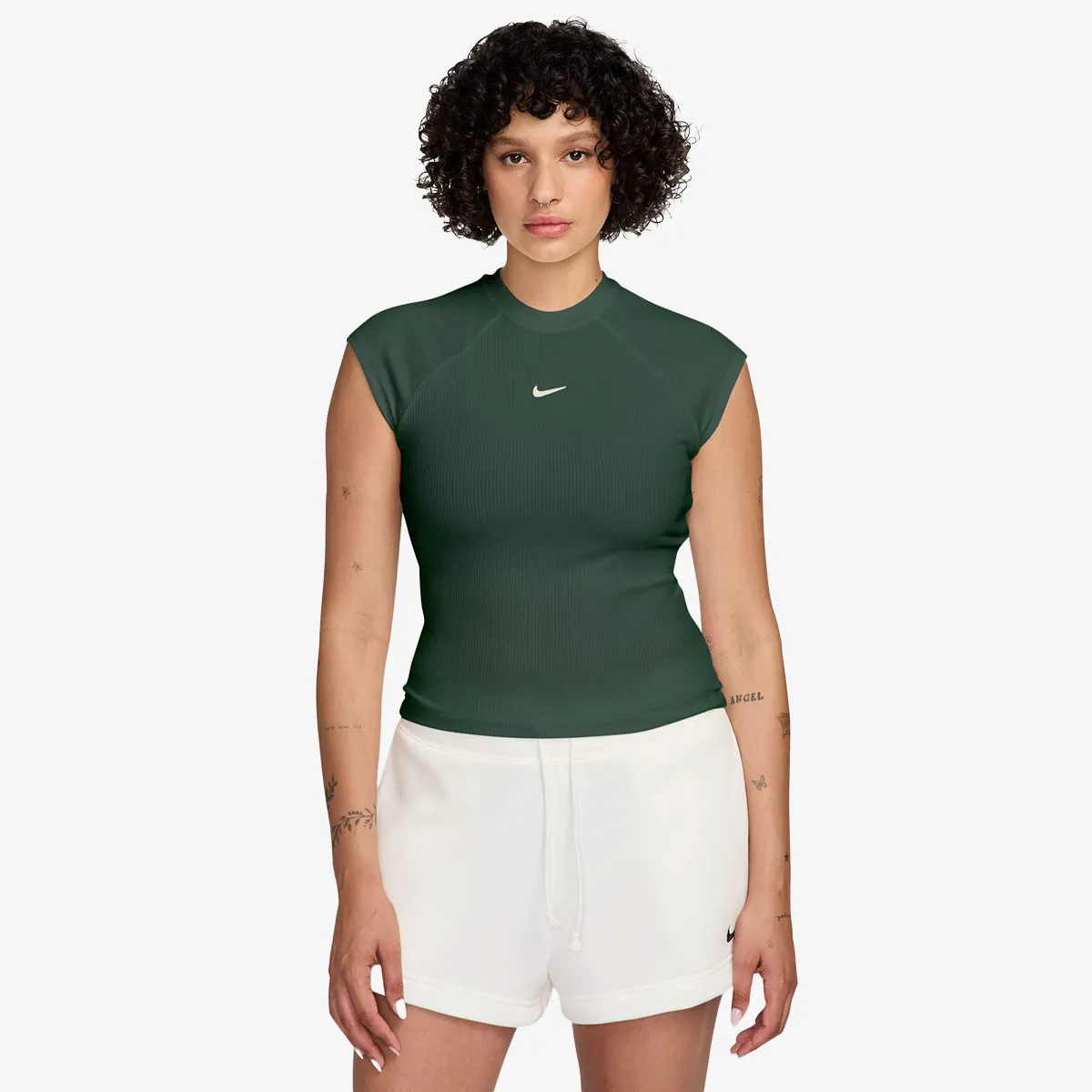 NIKE Majica W NSW CHILL KNIT RIB SS TOP 