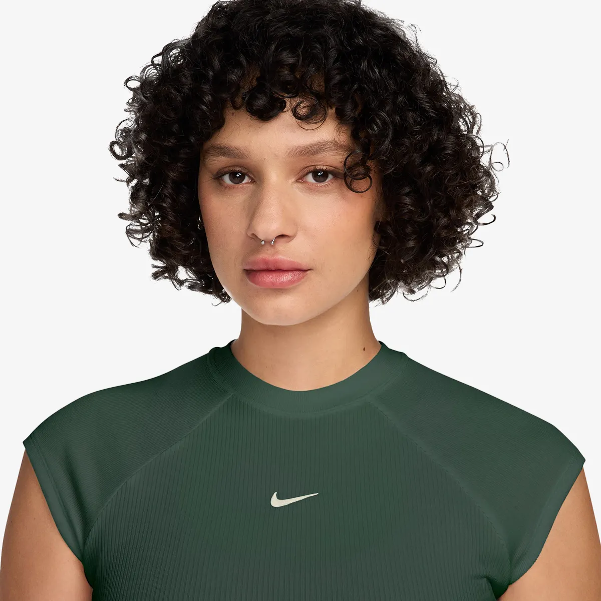 NIKE Majica W NSW CHILL KNIT RIB SS TOP 