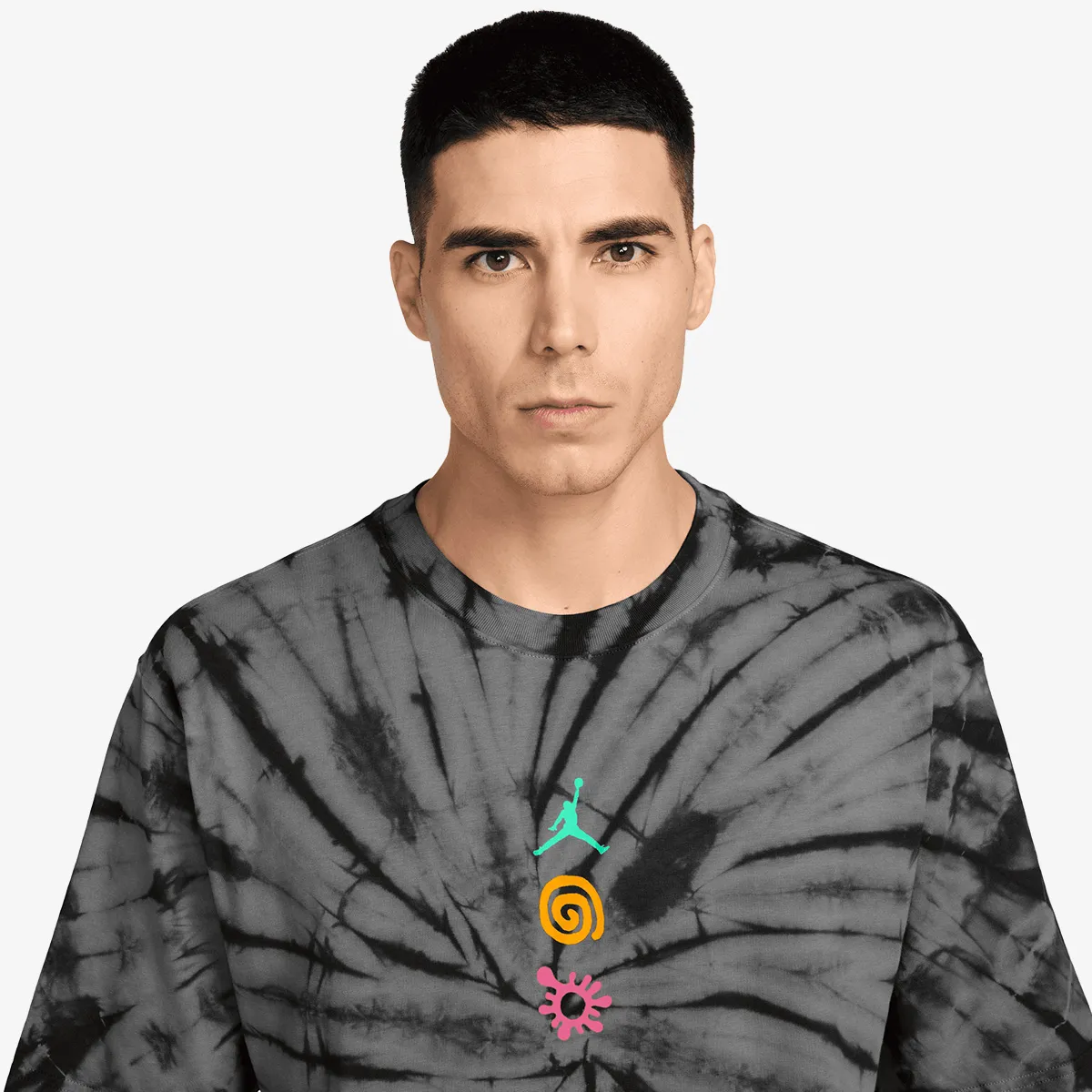 NIKE Majica M J BRK TIE DYE FEST SS CRW