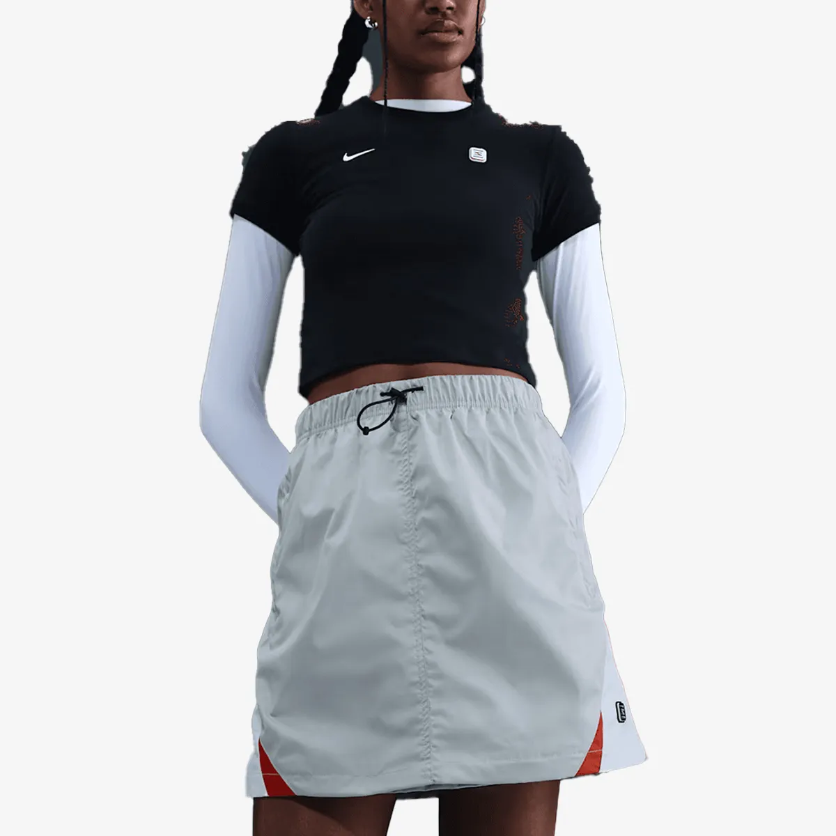 NIKE Suknja W NSW ZIP OFF SKIRT SHOX 