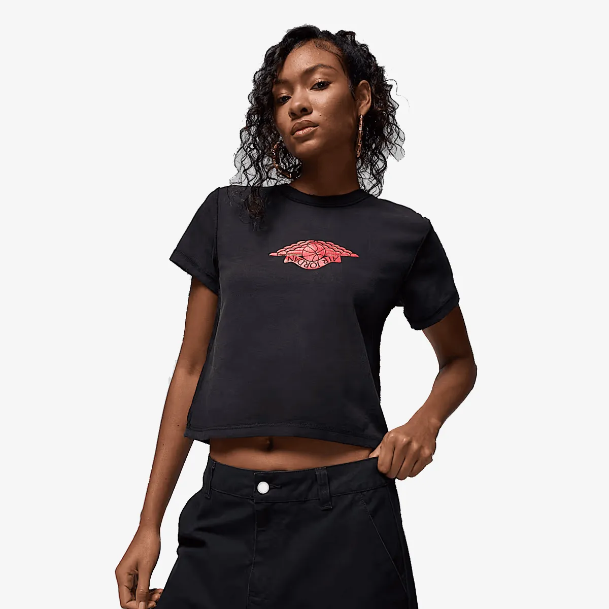 NIKE Majica W J FLT SS SHGF GFX TEE RA 
