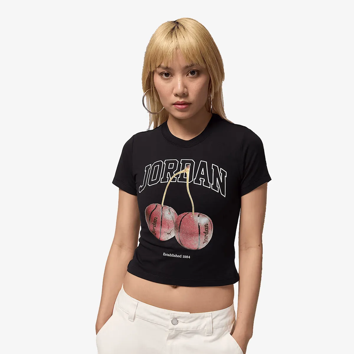 NIKE Majica W J BRK SS TMID GFX TEE BB 