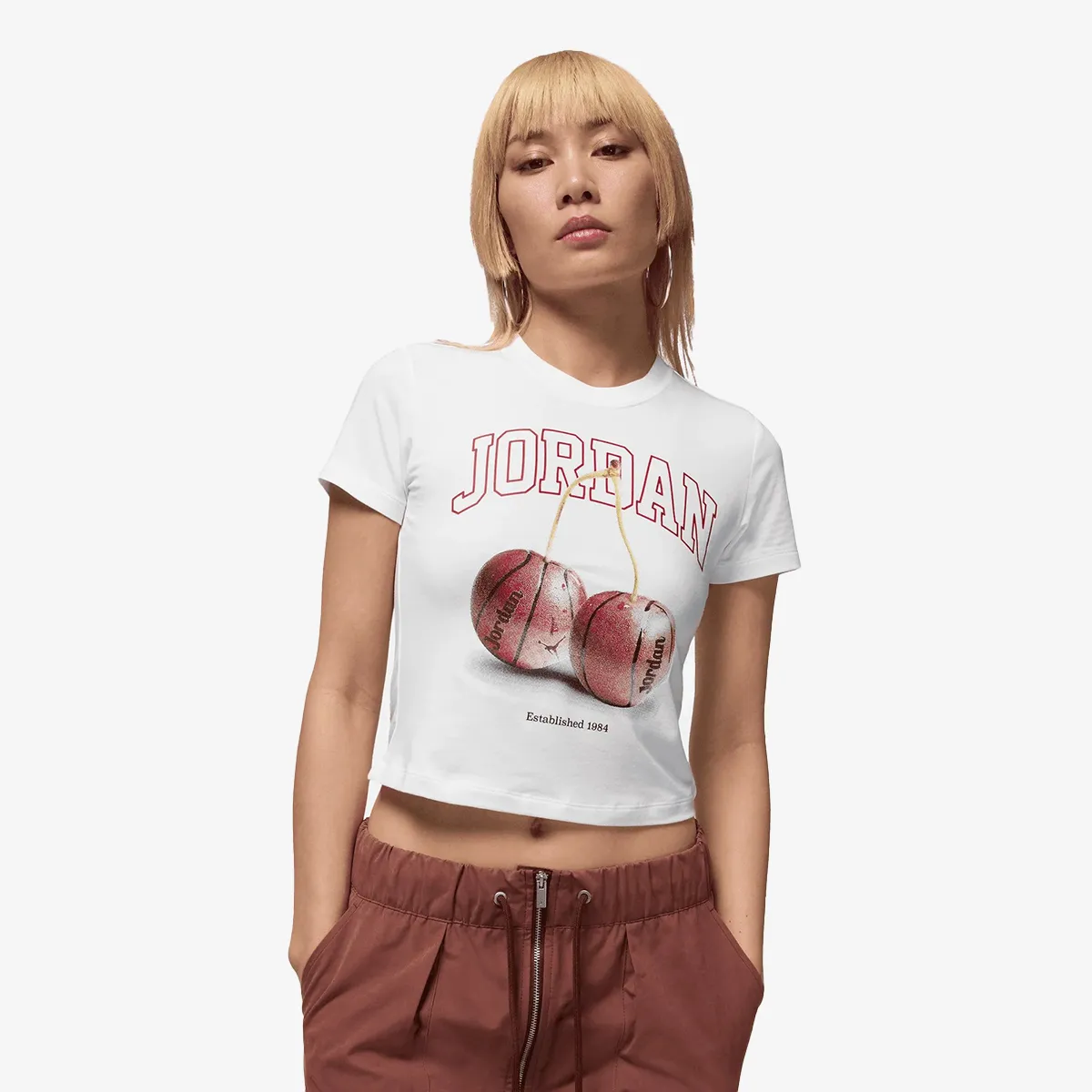 NIKE Majica W J BRK SS TMID GFX TEE BB 