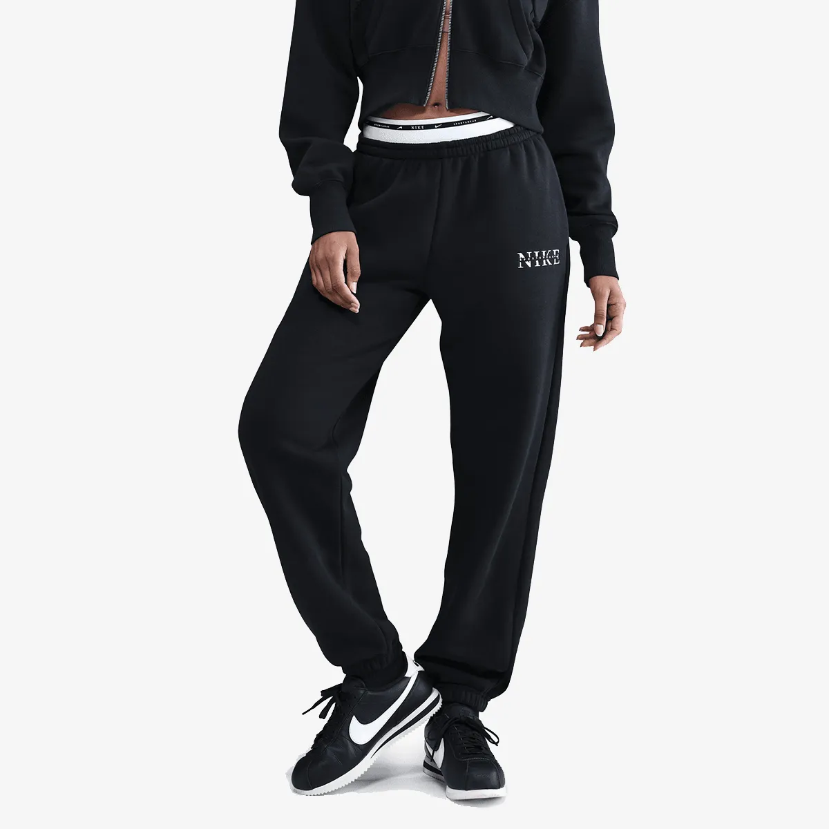 NIKE Donji deo trenerke W NSW PHNX FLC HR PANT GLS