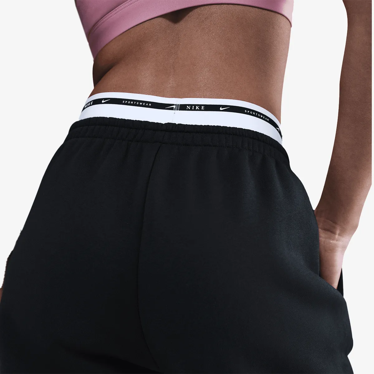 NIKE Donji deo trenerke W NSW PHNX FLC HR PANT GLS