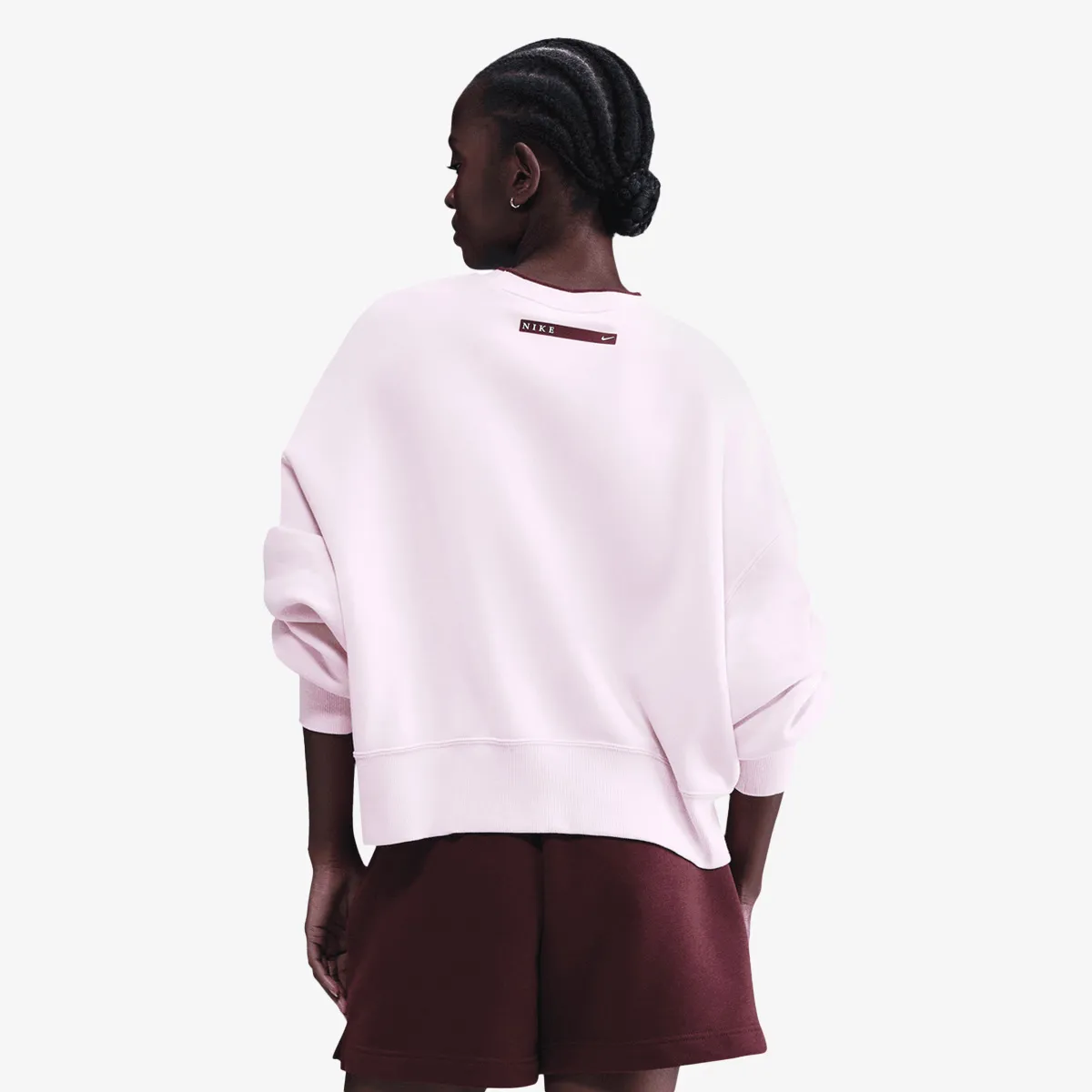 NIKE Dukserica W NSW PHNX FLC CREW GLS 