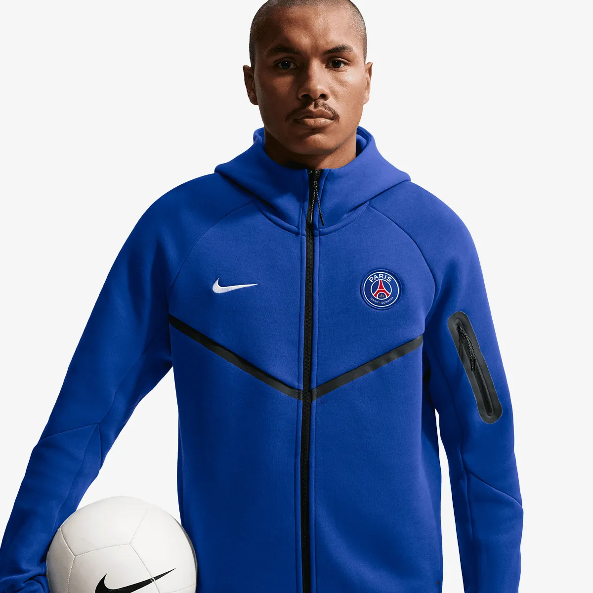 NIKE Dukserica PSG M NK TCH FLC FZ WR HOODIE