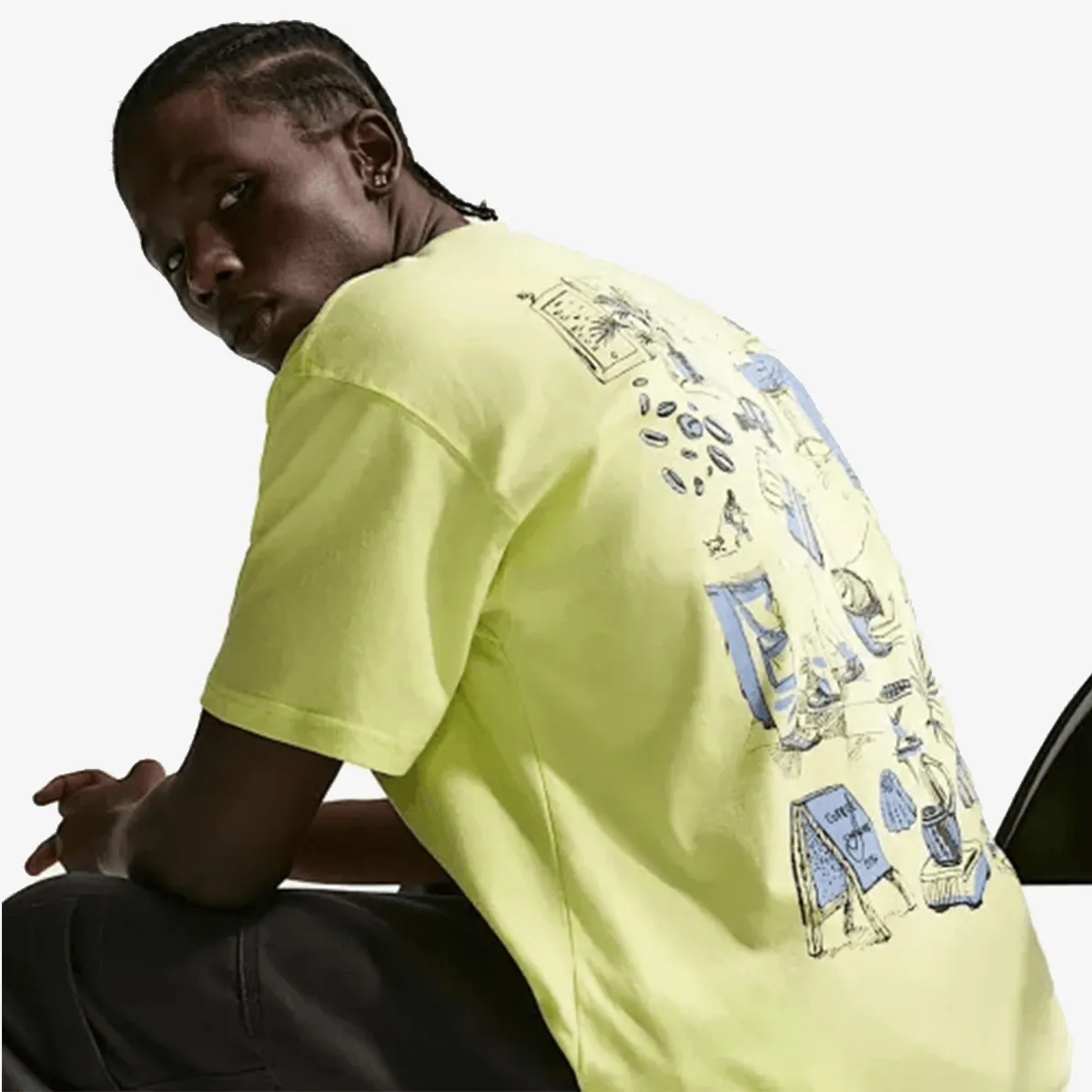 NIKE Majica U NSW TEE LSE CAFE SWOOSH ILLO 