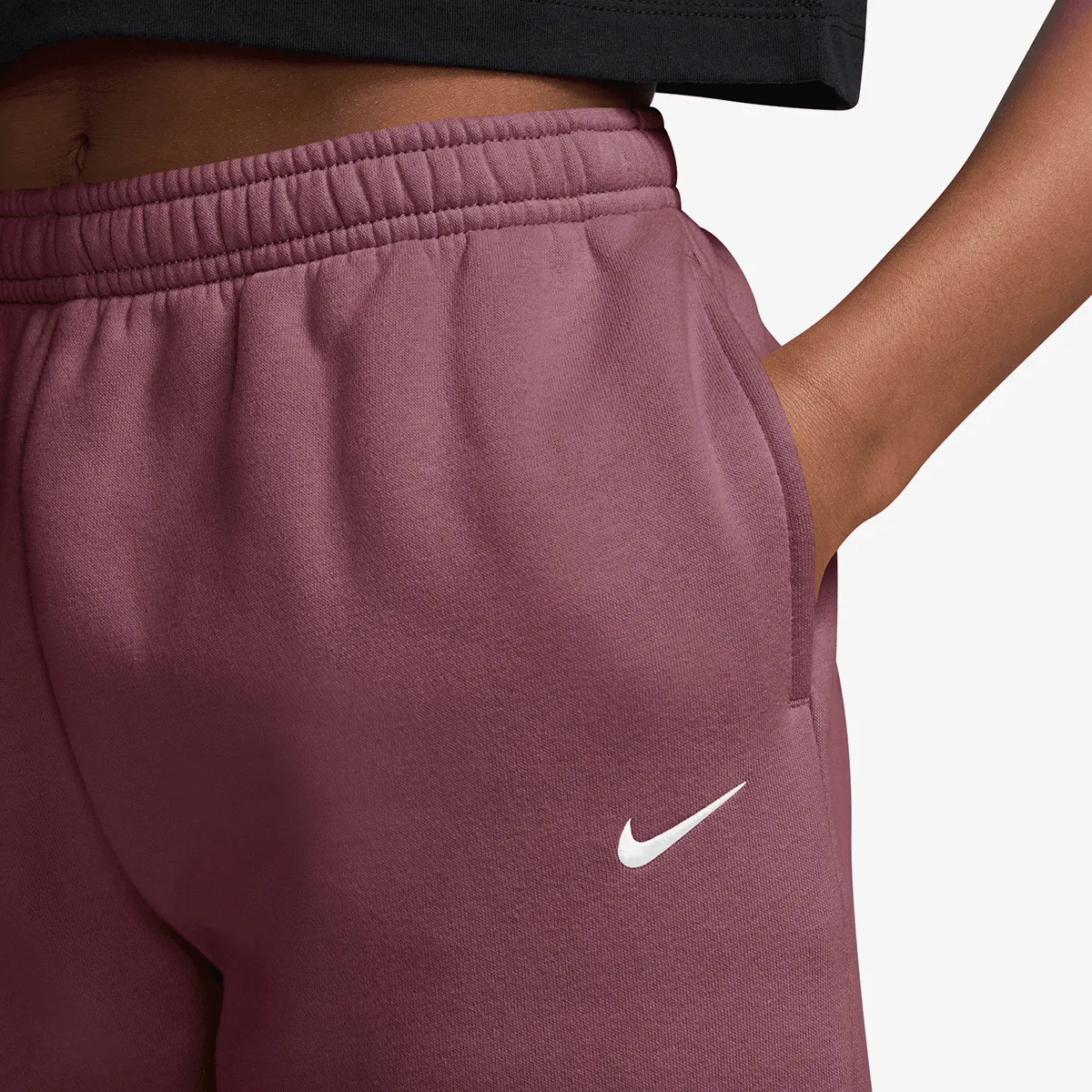 NIKE Donji deo trenerke G NSW STUDIO FLC LOOSE PNT LBR