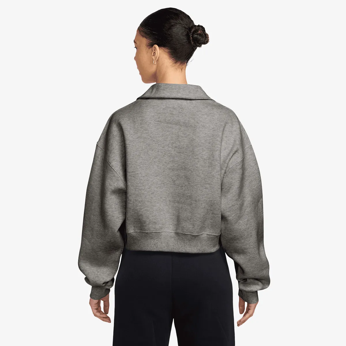 NIKE Dukserica W NK STDO FLC MW OS CRP POLO 