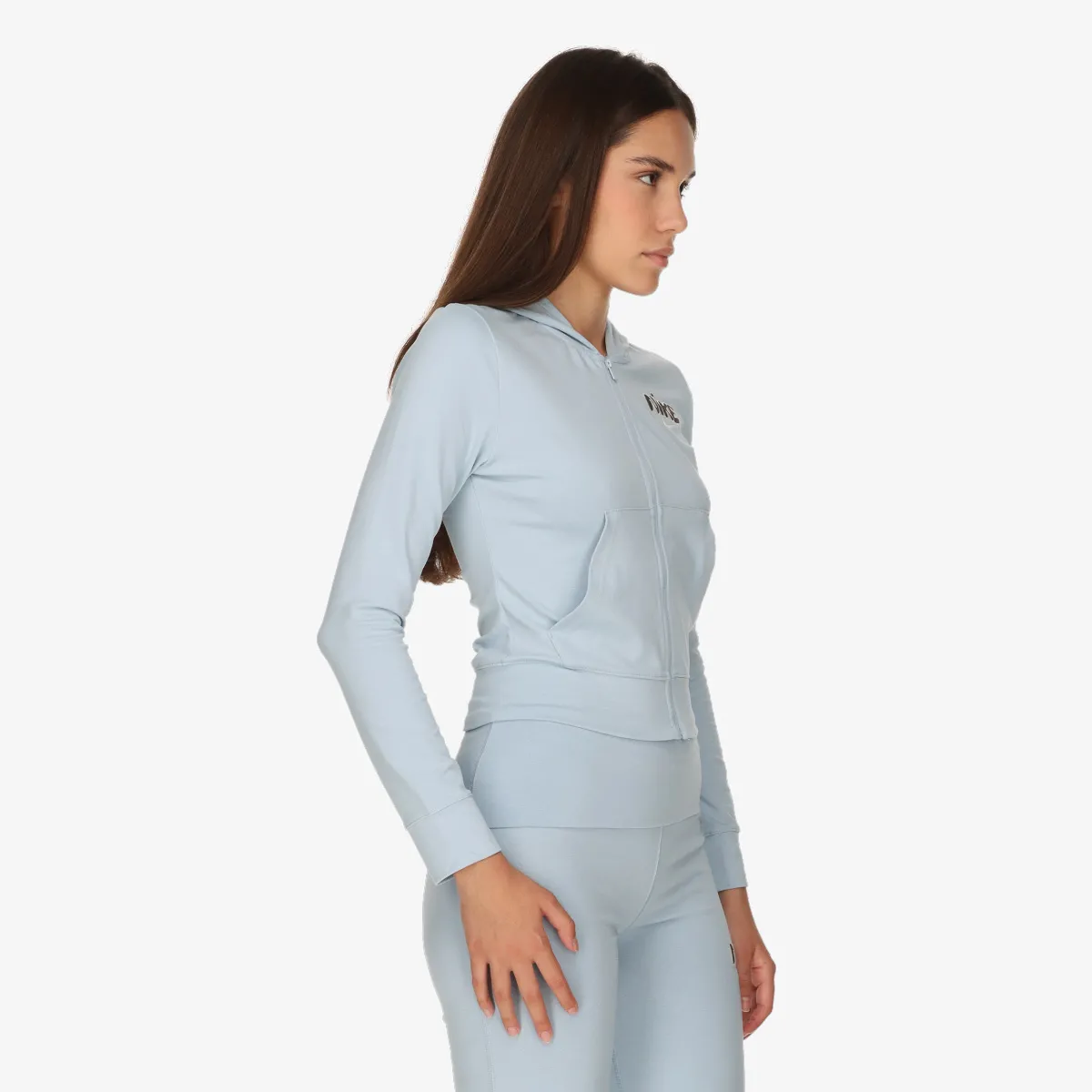 NIKE Dukserica W NSW FZ HD LS TOP COORD+ 