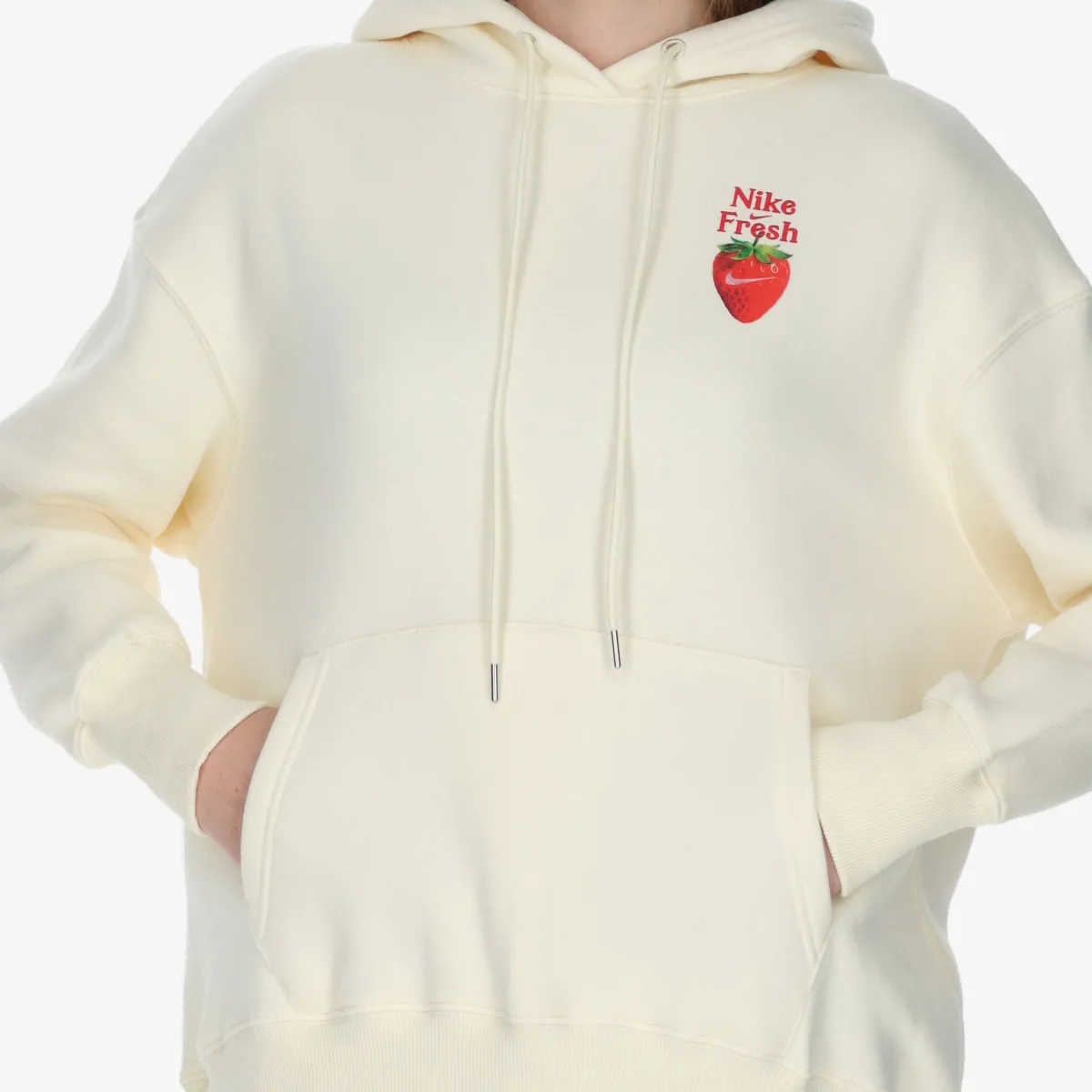 NIKE Dukserica W NSW FRT OS PO STWBRY HOODIE 