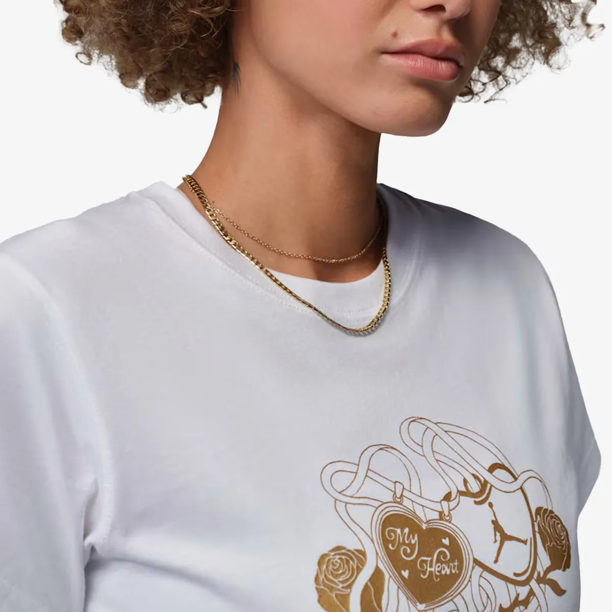 NIKE Majica W J BRK SS SHGF GFX TEE MD