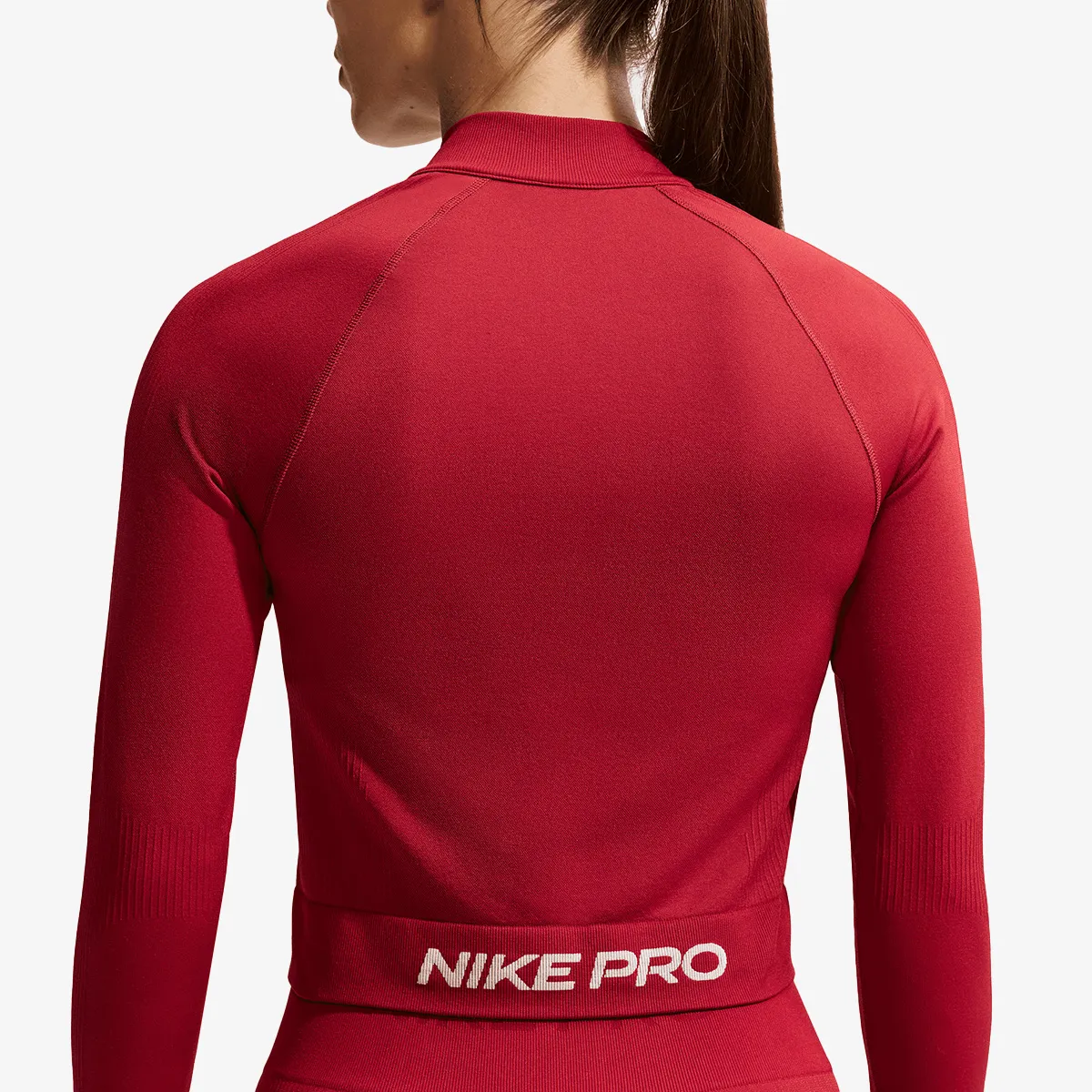 NIKE Dukserica W NP DF SMLS FZ MIDLAYER WT 